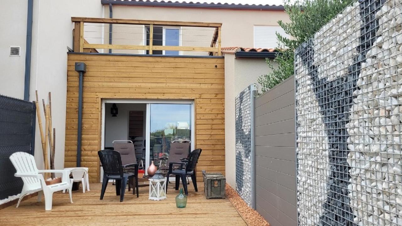 Gite Du Soleil Maison Lumineuse Avec Terrasse Solarium Parking Prive Sorede Exterior photo